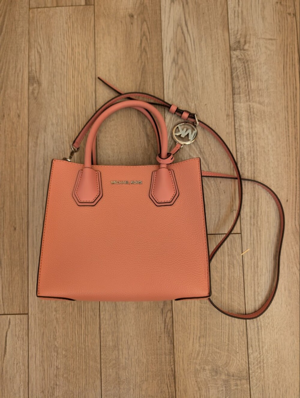 Michael Kors Pink Leather Tote Bag